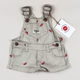 OshKosh Shortalls with Embroidered Watermelons