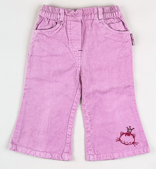 Pink Vintage Velvet Pants