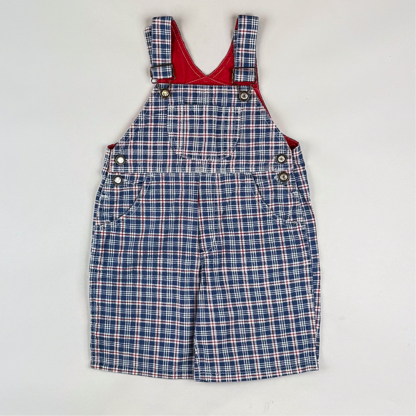 Checkered Vintage Shortalls