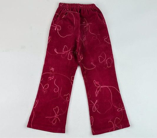 Vintage Corduroy with Embroidery