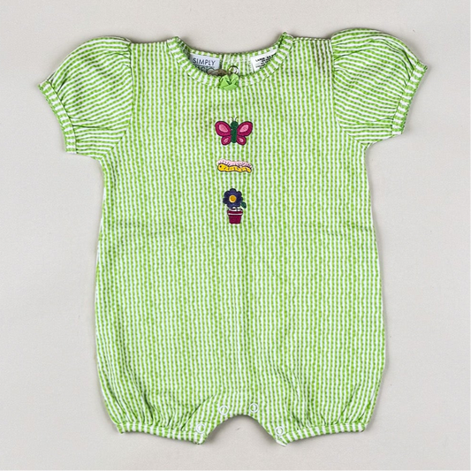 Vintage Romper with Embroidery