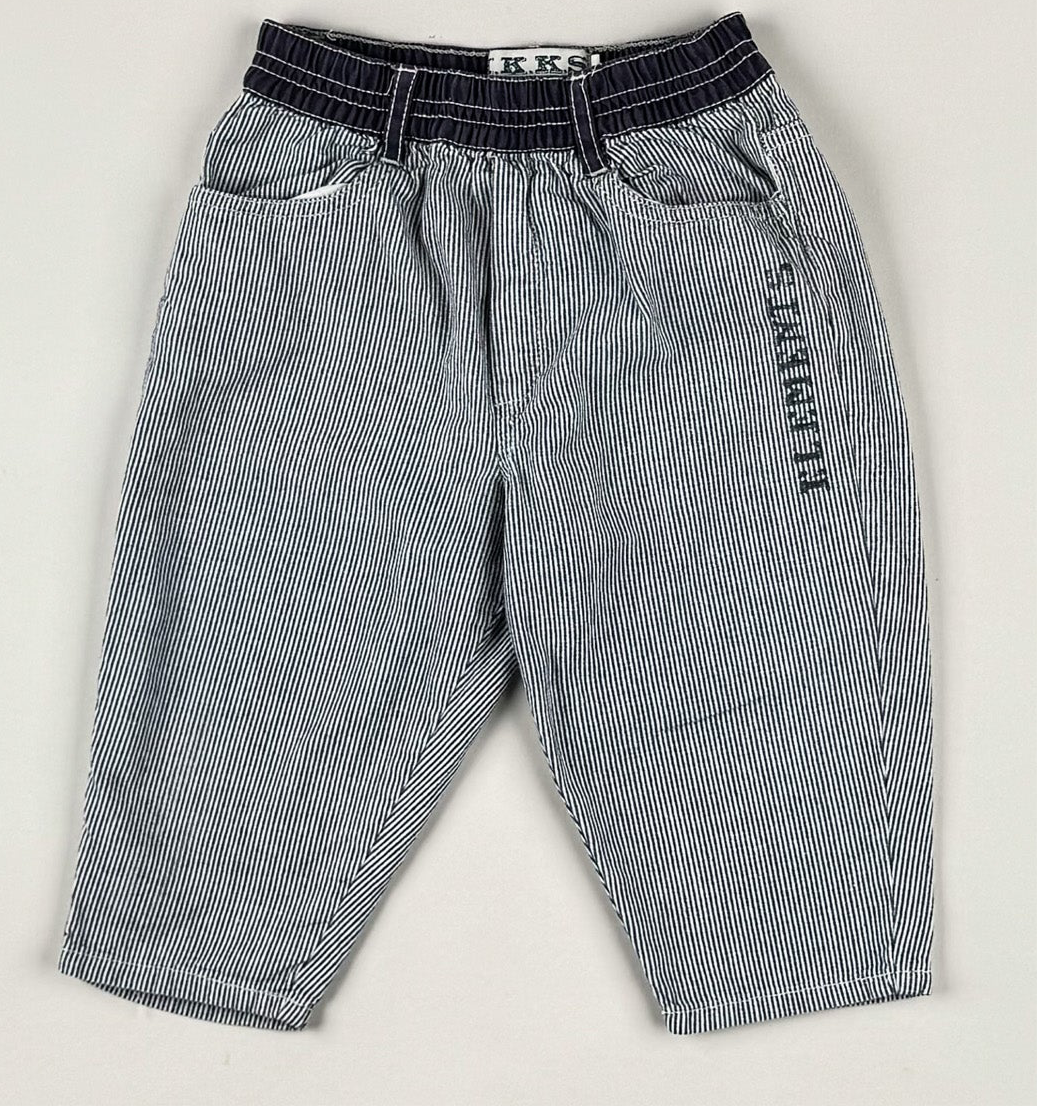 Baggy Pants in blue and white