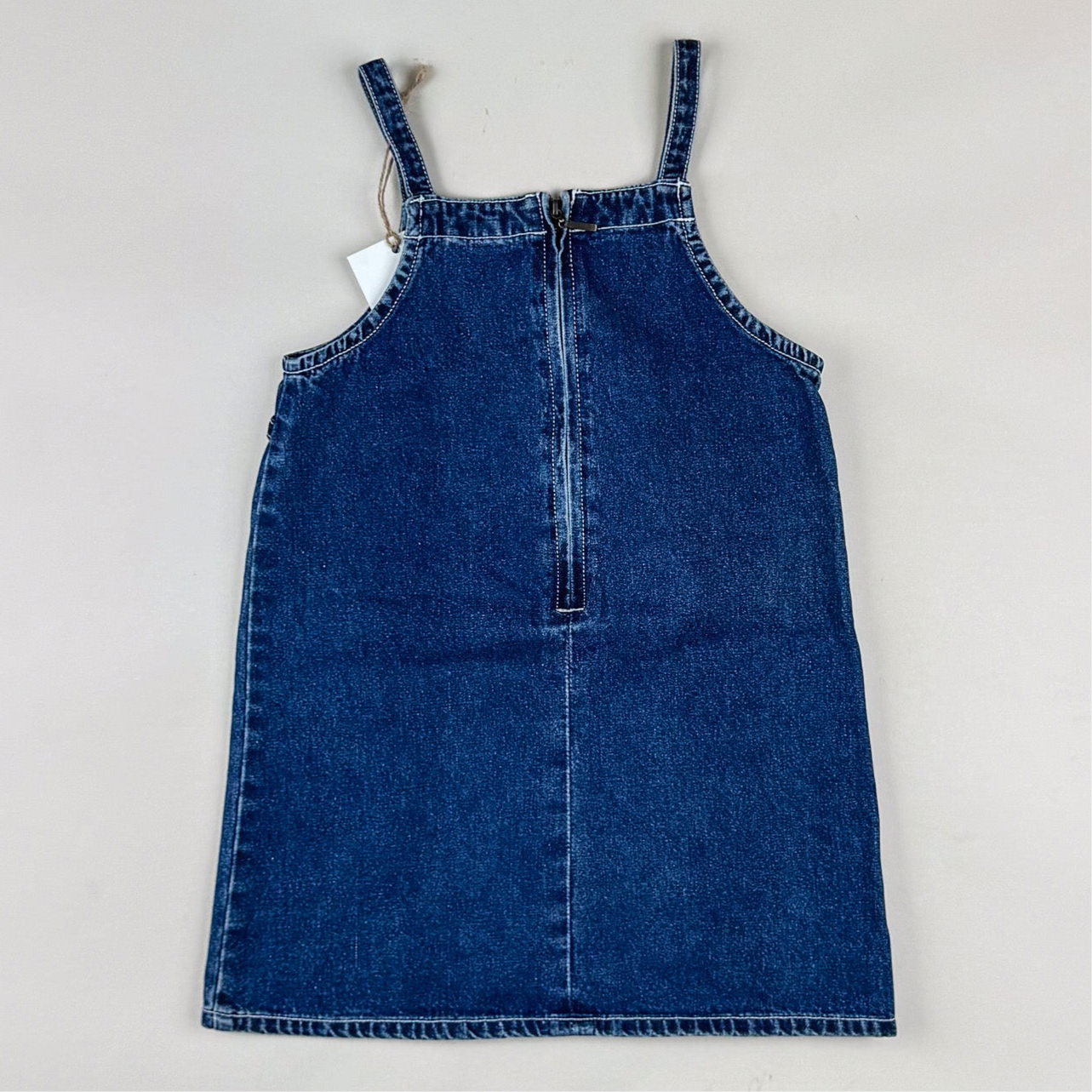 Vintage Denim Dress with Embroidery