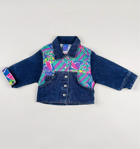 Denim Jacket in blue and multi