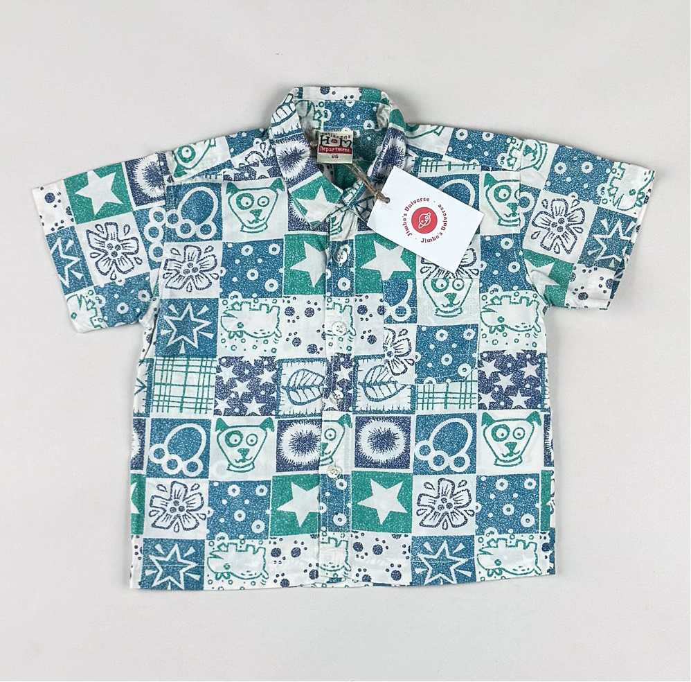 Vintage Short-sleeved Shirt