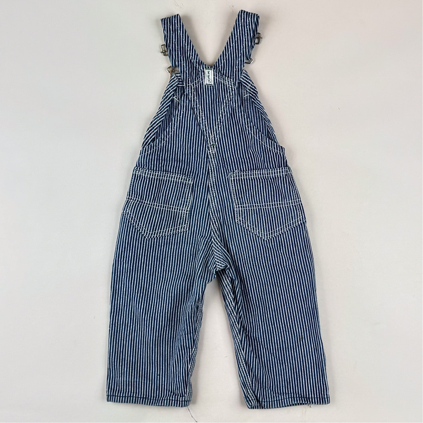 Striped Vintage Overalls