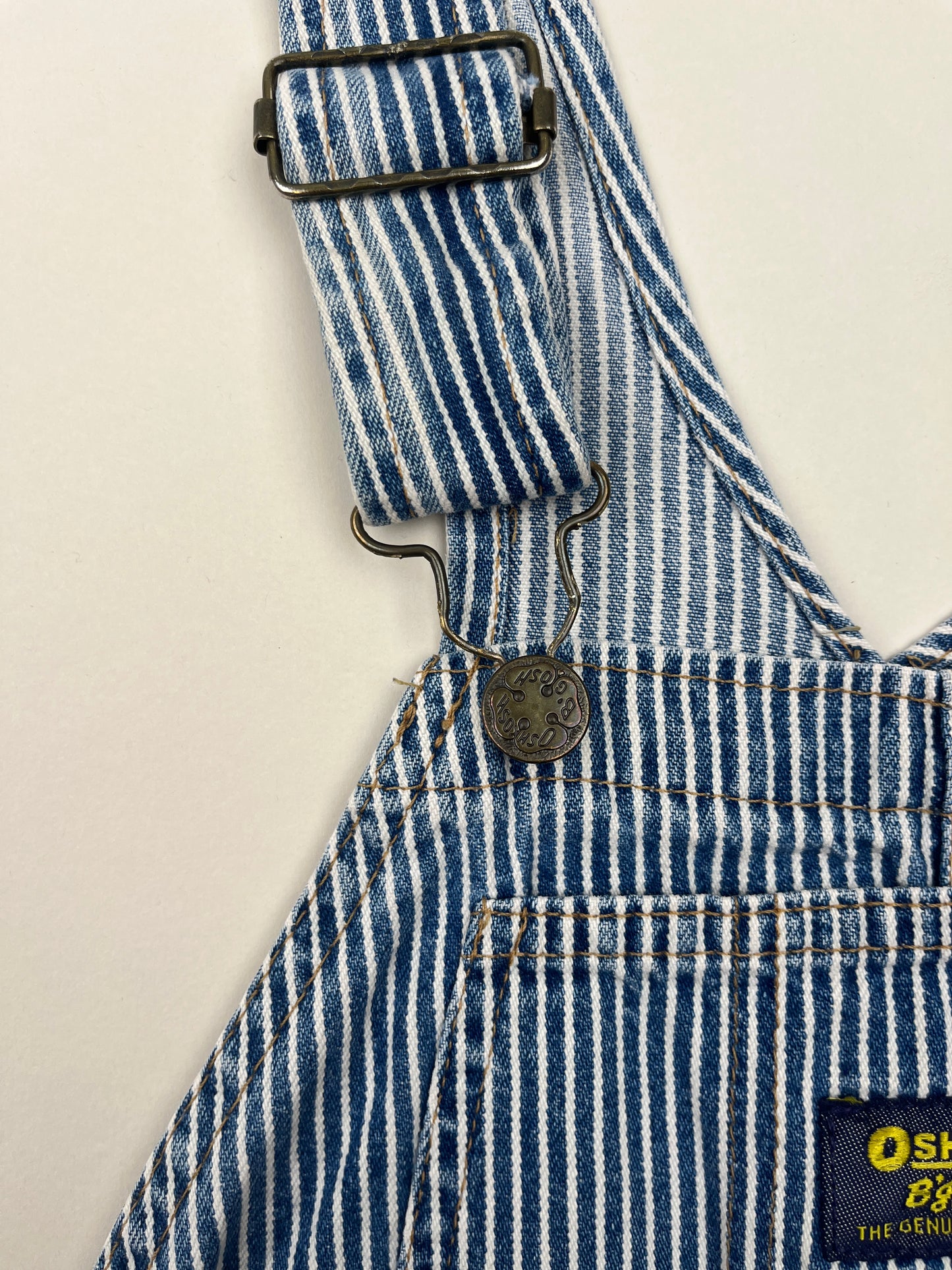 Vintage OshKosh Hickory Stripe Overalls