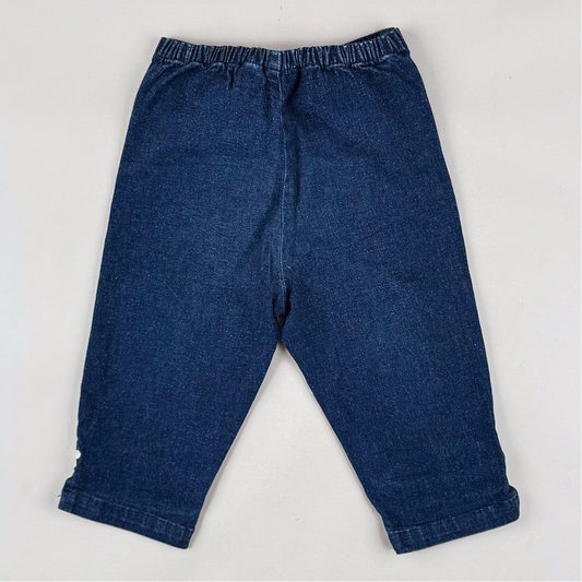 Vintage Capri Pants with Embroidery