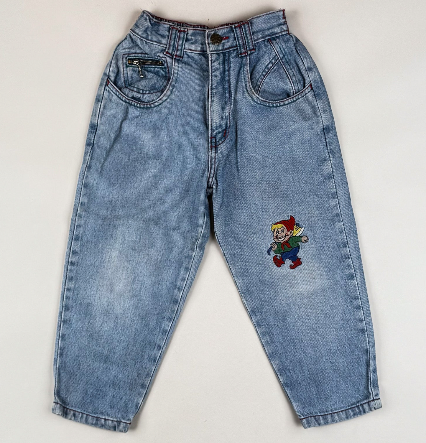 Vintage Jeans with Embroidery