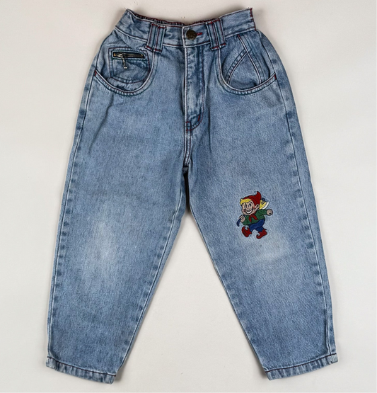 Vintage Jeans with Embroidery