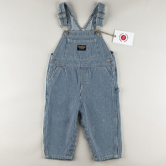 Vintage OshKosh Hickory Stripe Overalls
